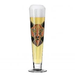 Ritzenhoff Verre à bière Heldenfest Polygon Art - Verre cristallin - Transparent / Platine - Contenance : 0,39 L -Promos Verres Magasin 1000276840 210625 15394800022 DETAILS P000000001000276840