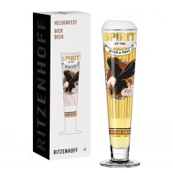 Ritzenhoff Verre à bière Heldenfest Freiheit - Verre cristallin - Transparent / Platine - Contenance : 0,39 L -Promos Verres Magasin 1000276844 210625 15402100058 DETAILS P000000001000276844