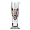 Ritzenhoff Verre à bière Heldenfest Polygon Art - Verre cristallin - Transparent / Platine - Contenance : 0,05 L -Promos Verres Magasin 1000276850 210625 15401900056 IMAGE P000000001000276850