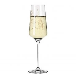 Ritzenhoff Flûte à champagne Touche de rosé I - Verre cristallin - Transparent / Rose doré - Contenance : 0,23 L -Promos Verres Magasin 1000276858 210625 15400700044 DETAILS P000000001000276858