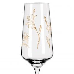 Ritzenhoff Flûte à champagne Touche de rosé IV - Verre cristallin - Transparent / Rose doré - Contenance : 0,23 L -Promos Verres Magasin 1000276867 210625 15400600042 DETAILS P000000001000276867