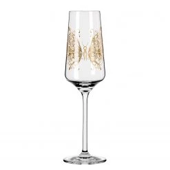 Ritzenhoff Flûtes à champagne Rosé II (lot de 2) - Verre cristallin - Transparent / Rose doré - Contenance : 0,23 L -Promos Verres Magasin 1000276868 210625 15412400127 DETAILS P000000001000276868
