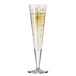 Ritzenhoff Flûte à champagne Goldnacht Bougie - Verre cristallin - Transparent / Platine - Contenance : 0,2 L -Promos Verres Magasin 1000276870 210625 15412200125 DETAILS P000000001000276870