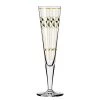 Ritzenhoff Flûte à champagne Goldnacht Art Déco - Verre cristallin - Transparent / Platine - Contenance : 0,2 L -Promos Verres Magasin 1000276875 210625 15415200158 IMAGE P000000001000276875