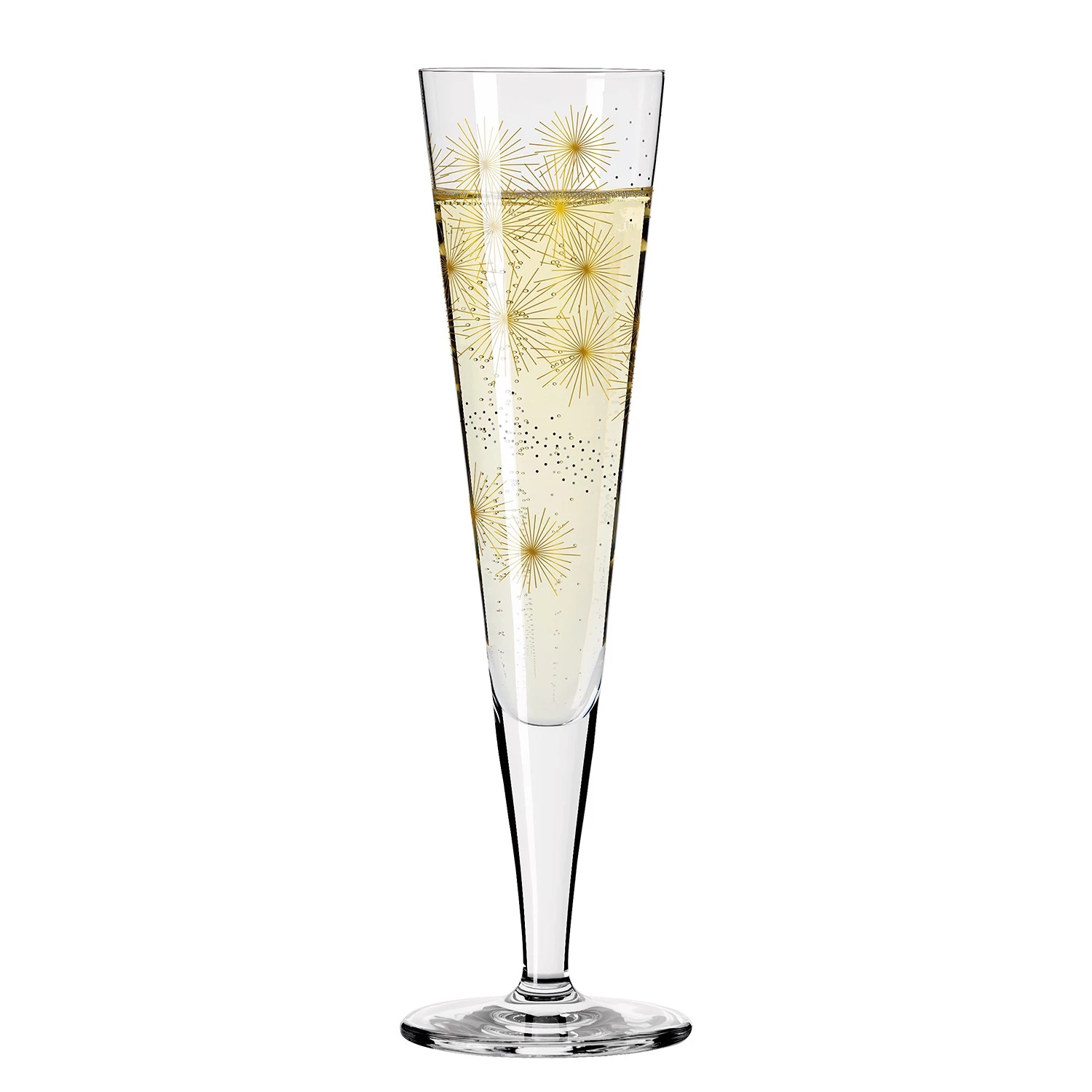Ritzenhoff Flûte à champagne Goldnacht Stars - Verre cristallin - Transparent / Platine - Contenance : 0,2 L 4 Ritzenhoff Flûte à champagne Goldnacht Stars - Verre cristallin - Transparent / Platine - Contenance : 0,2 L – Image 2