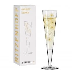 Ritzenhoff Flûte à champagne Goldnacht Stars - Verre cristallin - Transparent / Platine - Contenance : 0,2 L 9 Ritzenhoff Flûte à champagne Goldnacht Stars - Verre cristallin - Transparent / Platine - Contenance : 0,2 L -Promos Verres Magasin 1000276876 210625 15430000231 DETAILS P000000001000276876