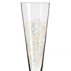 Ritzenhoff Flûte à champagne Goldnacht Mer fleurie - Verre cristallin - Transparent / Platine - Contenance : 0,2 L -Promos Verres Magasin 1000276877 210625 15414600152 DETAILS P000000001000276877