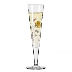 Ritzenhoff Flûte à champagne Goldnacht Pleine lune - Verre cristallin - Transparent / Doré - Contenance : 0,2 L -Promos Verres Magasin 1000276879 210625 15433400264 DETAILS P000000001000276879