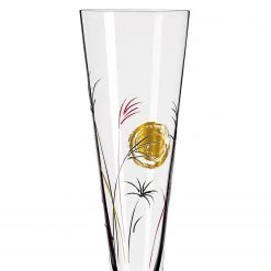 Ritzenhoff Flûte à champagne Goldnacht Pleine lune - Verre cristallin - Transparent / Doré - Contenance : 0,2 L -Promos Verres Magasin 1000276879 210625 15434000270 DETAILS P000000001000276879