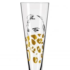 Ritzenhoff Flûte à champagne Goldnacht Léopards - Verre cristallin - Transparent / Doré - Contenance : 0,2 L -Promos Verres Magasin 1000276880 210625 15415500162 DETAILS P000000001000276880