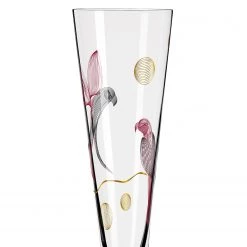 Ritzenhoff Flûte à champagne Goldnacht Perroquets - Verre cristallin - Transparent / Doré - Contenance : 0,2 L -Promos Verres Magasin 1000276881 210625 15421400184 DETAILS P000000001000276881