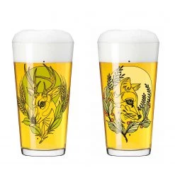 Ritzenhoff Verres Farbknall (lot de 2) - Verre cristallin - Transparent - Contenance : 0,43 L