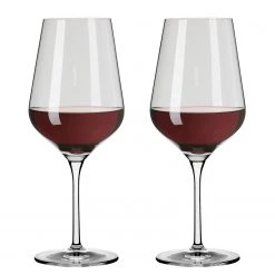 Ritzenhoff Verres à vin Fjordlicht (lot de 2) - Verre cristallin - Contenance : 0,57 L - Gris