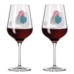 Ritzenhoff Verres à vin Rêve d’été (lot de 2) - Verre cristallin - Transparent - Contenance : 0,57 L