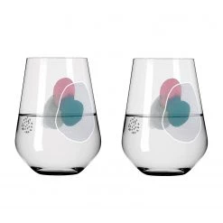 Ritzenhoff Verres Rêve d’été (lot de 2) - Verre cristallin - Transparent - Contenance : 0,54 L
