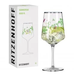Ritzenhoff Verre apéritif Sommertau III - Verre cristallin - Transparent / Vert - Contenance : 0,54 L -Promos Verres Magasin 1000276891 210625 15424400216 DETAILS P000000001000276891