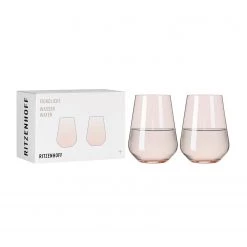 Ritzenhoff Verres Fjordlicht (lot de 2) - Verre cristallin - Orange -Promos Verres Magasin 1000276897 210625 15422800200 DETAILS P000000001000276897