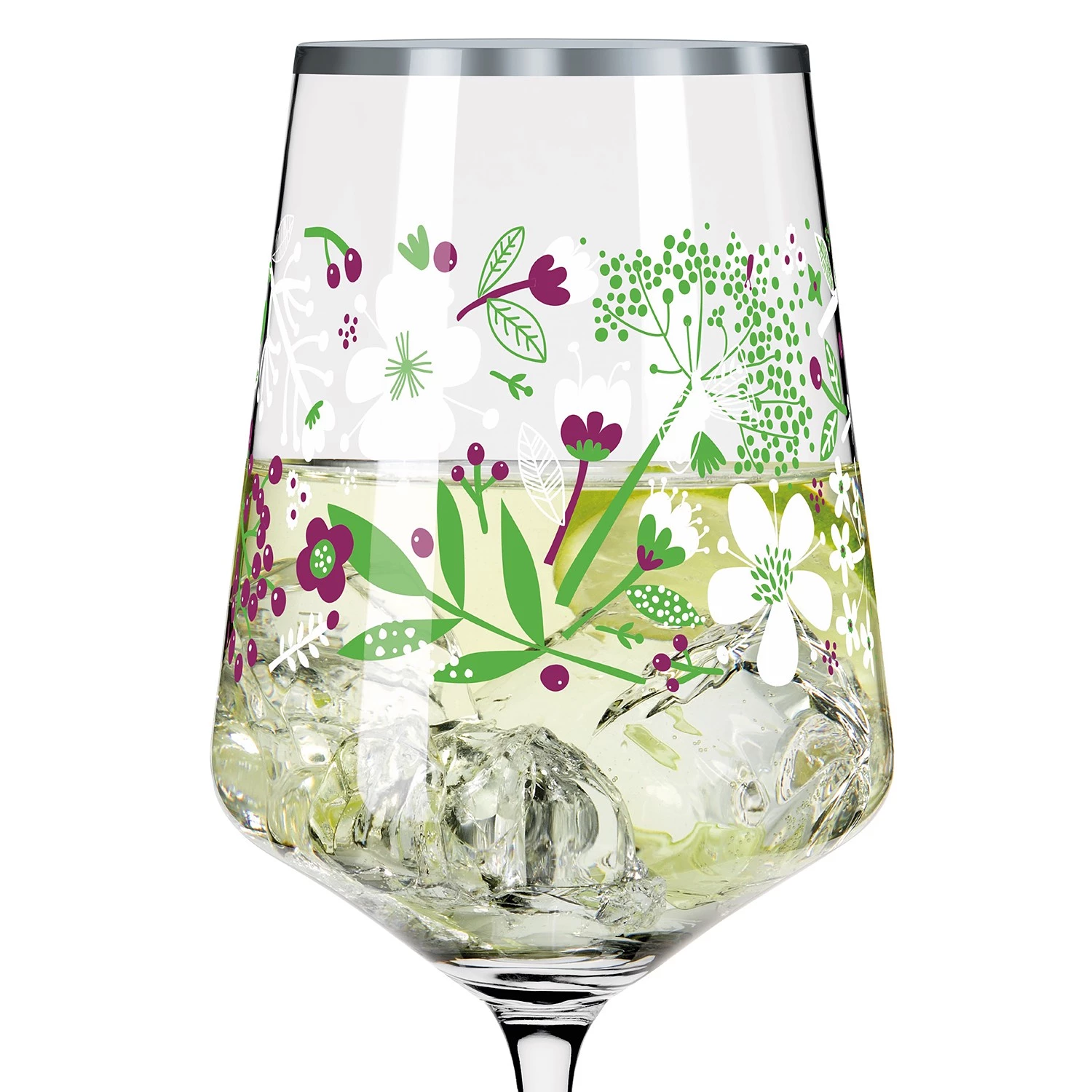 Ritzenhoff Verre apéritif Sommertau I - Verre cristallin - Transparent / Vert - Contenance : 0,54 L 5 Ritzenhoff Verre apéritif Sommertau I - Verre cristallin - Transparent / Vert - Contenance : 0,54 L – Image 3