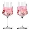 Ritzenhoff Verres apéritif Sonnet I (lot de 2) - Verre cristallin - Transparent / Rose - Contenance : 0,54 L -Promos Verres Magasin 1000276901 210625 15434700276 IMAGE P000000001000276901