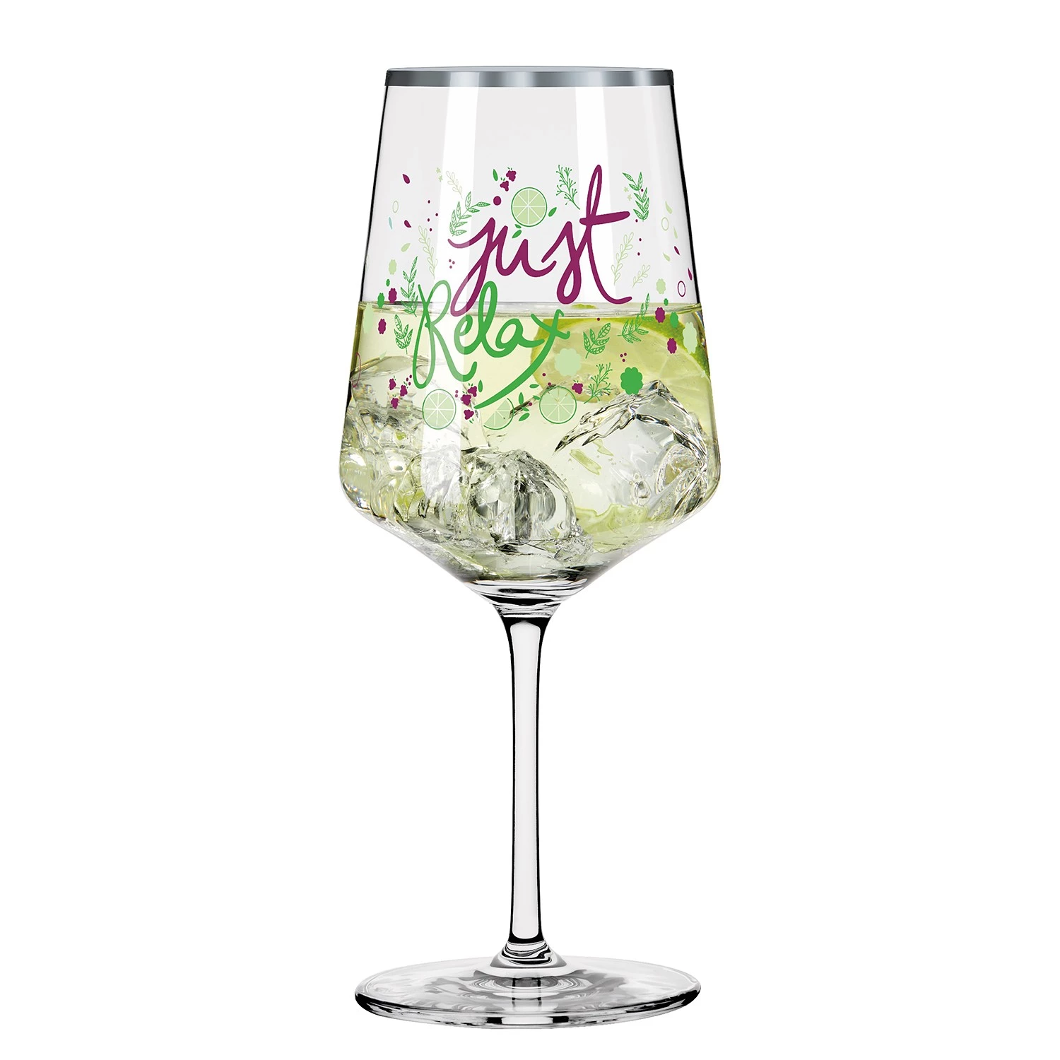 Ritzenhoff Verre apéritif Sommertau II - Verre cristallin - Transparent / Vert - Contenance : 0,54 L 4 Ritzenhoff Verre apéritif Sommertau II - Verre cristallin - Transparent / Vert - Contenance : 0,54 L – Image 2
