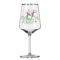 Ritzenhoff Verre apéritif Sommertau II - Verre cristallin - Transparent / Vert - Contenance : 0,54 L