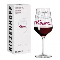 Ritzenhoff Verre à vin Cœur de cristal II - Verre cristallin - Transparent / Platine - Contenance : 0,58 L -Promos Verres Magasin 1000276914 210625 15445800349 DETAILS P000000001000276914