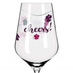 Ritzenhoff Verre à vin Cœur de cristal V - Verre cristallin - Transparent / Platine - Contenance : 0,58 L -Promos Verres Magasin 1000276917 210625 15445600347 DETAILS P000000001000276917