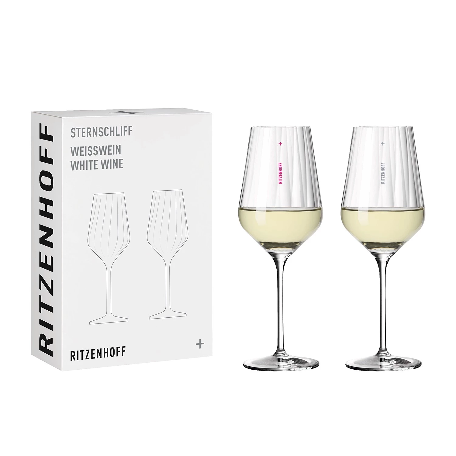 Ritzenhoff Verres à vin Étoile I (lot de 2) - Verre - Transparent - Contenance : 0,65 L 5 Ritzenhoff Verres à vin Étoile I (lot de 2) - Verre - Transparent - Contenance : 0,65 L – Image 3