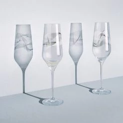 Ritzenhoff Flûtes à champagne Vent II (lot de 2) - Verre cristallin - Transparent - Contenance : 0,25 L -Promos Verres Magasin 1000276928 210625 15472600478 MOOD DETAILS P000000001000276928 mood