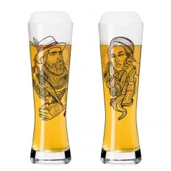 Ritzenhoff Verres à bière Heldenfest I (lot de 2) - Verre - Transparent - Contenance : 0,61 L