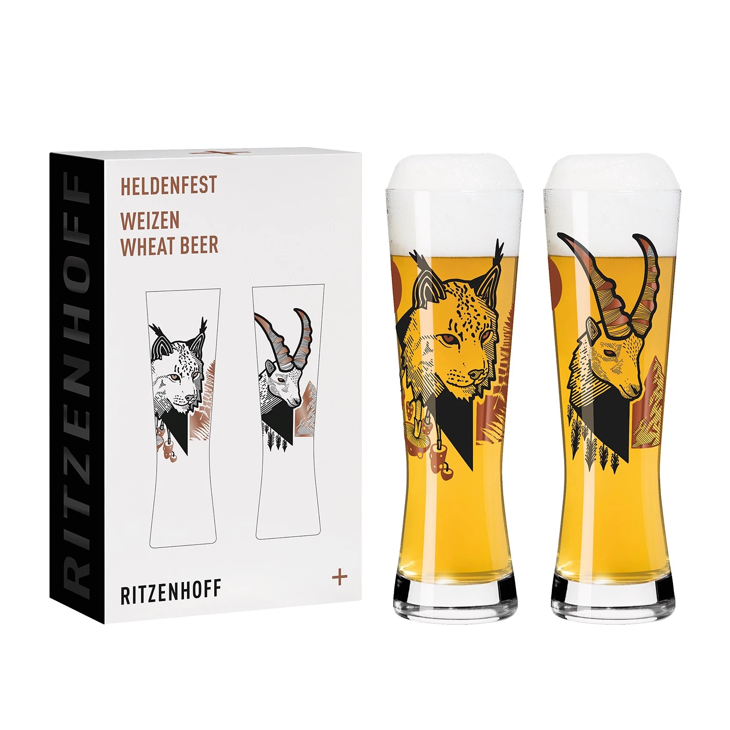 Ritzenhoff Verres à bière Heldenfest II (lot de 2) - Verre - Transparent - Contenance : 0,61 L 4 Ritzenhoff Verres à bière Heldenfest II (lot de 2) - Verre - Transparent - Contenance : 0,61 L – Image 2