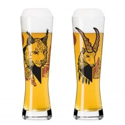 Ritzenhoff Verres à bière Heldenfest II (lot de 2) - Verre - Transparent - Contenance : 0,61 L