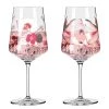 Ritzenhoff Verres apéritif Sonnet II (lot de 2) - Verre cristallin - Transparent / Rose - Contenance : 0,54 L -Promos Verres Magasin 1000276937 210625 15470000454 IMAGE P000000001000276937