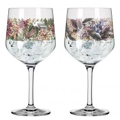 Ritzenhoff Verres à cocktail Fauna I (lot de 2) - Verre cristallin - Transparent - Contenance : 0,72 L