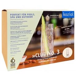 Koziol Verres Club No. 3 (lot de 6) - Matière plastique - 0,25 L - Gris -Promos Verres Magasin 1000282797 210805 15490900102 DETAILS P000000001000282797