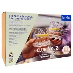 Koziol Verres Club No. 2 (lot de 6) - Matière plastique - 0,25 L - Vert clair -Promos Verres Magasin 1000282803 210805 15490900113 DETAILS P000000001000282803