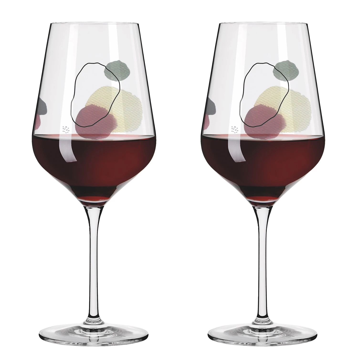 Ritzenhoff Verres à vin Rêve d’été I (lot de 2) - Verre cristallin - Contenance : 0,57 L - Transparent 3 Ritzenhoff Verres à vin Rêve d’été I (lot de 2) - Verre cristallin - Contenance : 0,57 L - Transparent