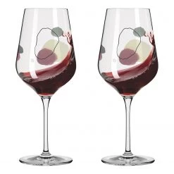 Ritzenhoff Verres à vin Rêve d’été I (lot de 2) - Verre cristallin - Contenance : 0,57 L - Transparent 11 Ritzenhoff Verres à vin Rêve d’été I (lot de 2) - Verre cristallin - Contenance : 0,57 L - Transparent -Promos Verres Magasin 1000304139 211022 08434200045 DETAILS P000000001000304139