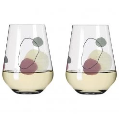Ritzenhoff Verres Rêve d’été I (lot de 2) - Verre cristallin - Contenance : 0,54 L - Transparent -Promos Verres Magasin 1000304140 211022 08434300052 DETAILS P000000001000304140