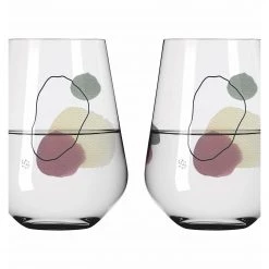 Ritzenhoff Verres Rêve d’été I (lot de 2) - Verre cristallin - Contenance : 0,54 L - Transparent -Promos Verres Magasin 1000304140 211022 08434300085 DETAILS P000000001000304140