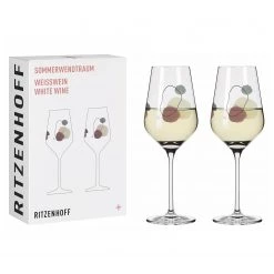 Ritzenhoff Verres à vin Rêve d’été II (lot de 2) - Verre cristallin - Contenance : 0,38 L - Transparent -Promos Verres Magasin 1000304146 211022 084344000111 DETAILS P000000001000304146