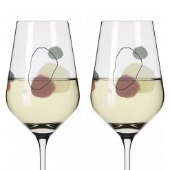 Ritzenhoff Verres à vin Rêve d’été II (lot de 2) - Verre cristallin - Contenance : 0,38 L - Transparent -Promos Verres Magasin 1000304146 211022 084344000122 DETAILS P000000001000304146