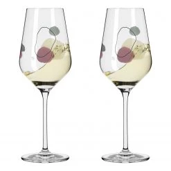 Ritzenhoff Verres à vin Rêve d’été II (lot de 2) - Verre cristallin - Contenance : 0,38 L - Transparent -Promos Verres Magasin 1000304146 211022 08434400089 DETAILS P000000001000304146