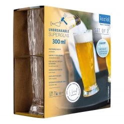 Koziol Verres Club No. 10 (lot de 2) - Matière plastique - Contenance : 0,3 litres - Transparent -Promos Verres Magasin 1000307252 211105 08405300057 DETAILS P000000001000307252