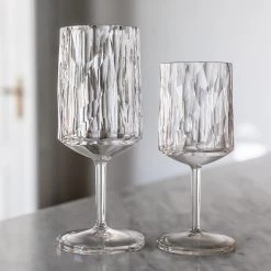 Koziol Verres Club No. 9 (lot de 2) - Matière plastique - Contenance : 0,2 litres - Transparent -Promos Verres Magasin 1000307262 211105 08405500097 DETAILS P000000001000307262