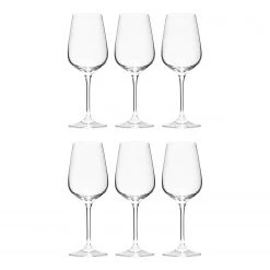 Butlers Verres à vin rouge MODERN TIMES (6) - Verre cristallin - Transparent