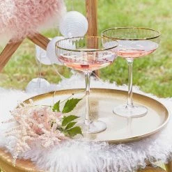 Butlers Coupes de champagne GOLDEN TWENTIES (4) - Verre - Transparent -Promos Verres Magasin 1000333326 220218 023 MOOD DETAILS P000000001000333326 mood