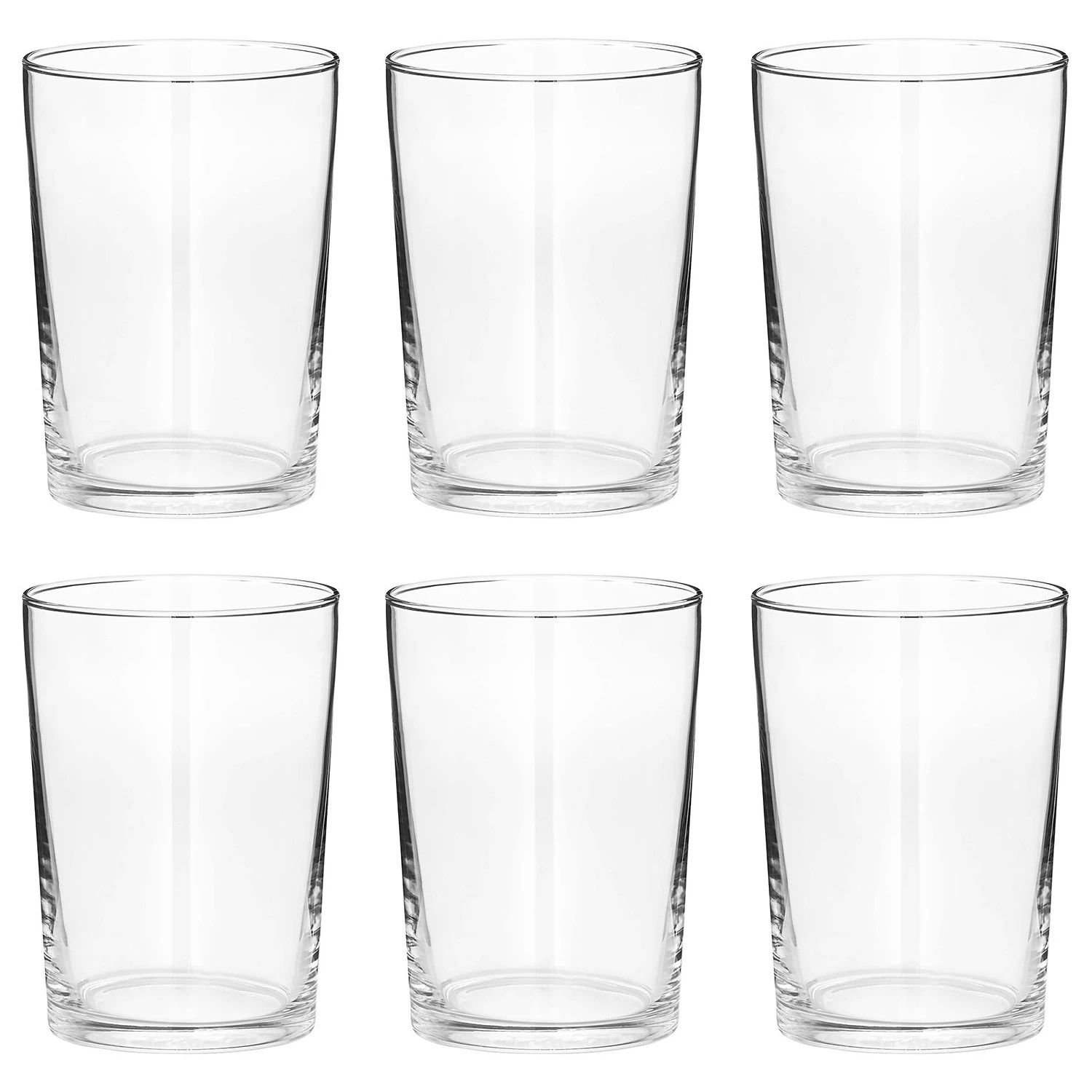 Butlers Verres PURIST (lot de 6) - Verre transparent 3 Butlers Verres PURIST (lot de 6) - Verre transparent