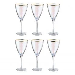 Butlers Verre à vin GOLDEN TWENTIES - Verre - Transparent