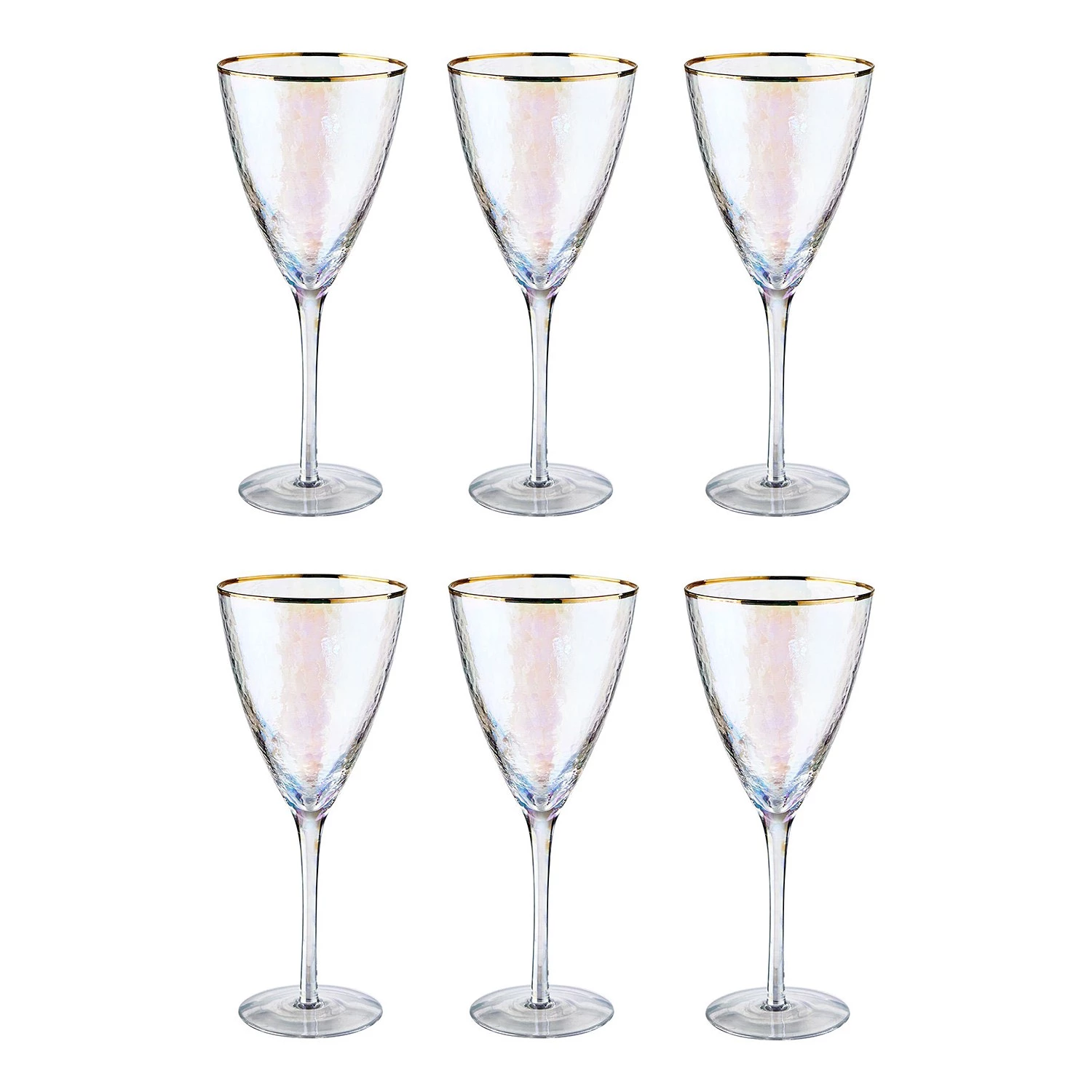 Butlers Verre à vin GOLDEN TWENTIES - Verre - Transparent 3 Butlers Verre à vin GOLDEN TWENTIES - Verre - Transparent